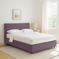 Staines, Letto Singolo Sfoderabile Made in Italy, Viola Lilla
