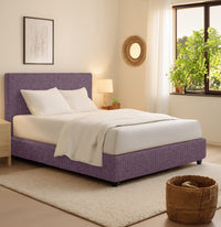 Gosport, Letto Piazza e Mezza Sfoderabile Made in Italy, Viola Lilla