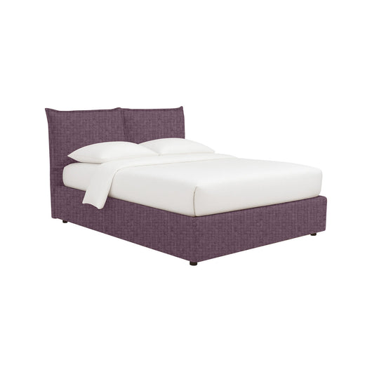 Uckfield, Letto Matrimoniale Sfoderabile Made in Italy, Viola Lilla