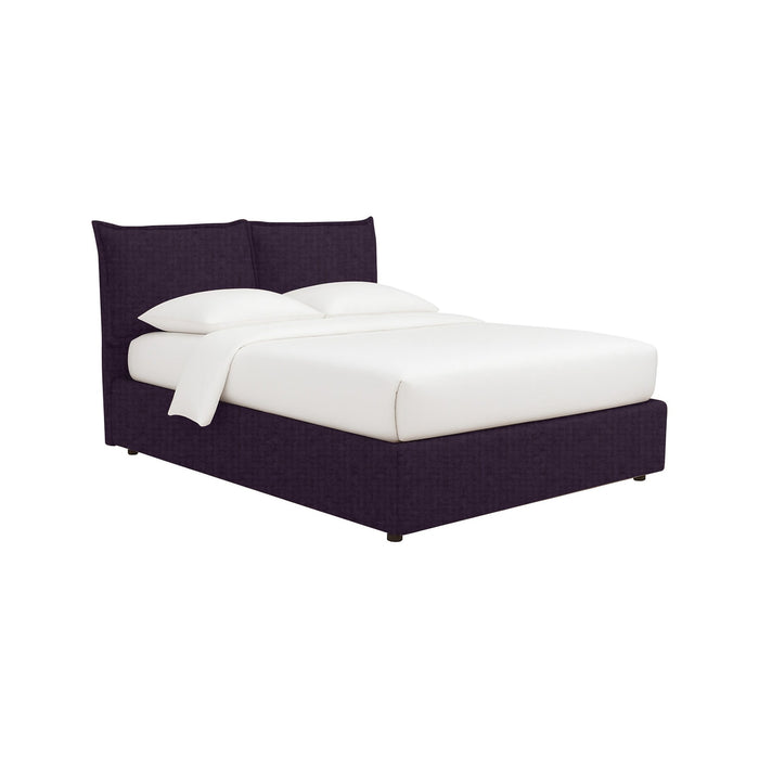 Newquay, Letto Singolo Sfoderabile Made in Italy, Viola