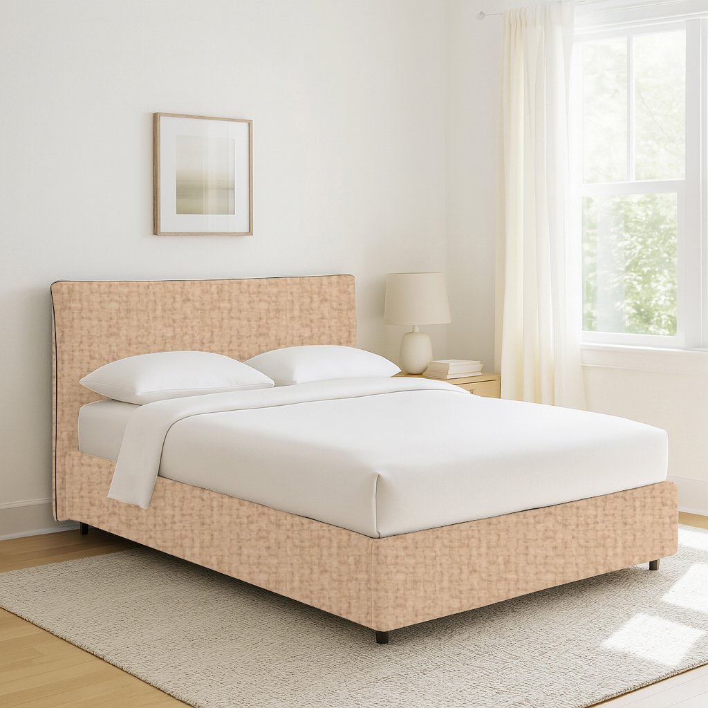 Staines, Letto Singolo Sfoderabile Made in Italy, Beige