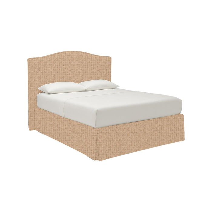 Bebington, Letto Matrimoniale Sfoderabile Made in Italy, Beige