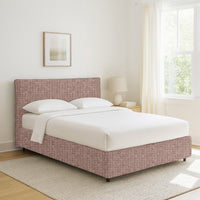 Staines, Letto Singolo Sfoderabile Made in Italy, Rosa Antico