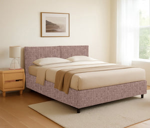 Truro, Letto Singolo Sfoderabile Made in Italy, Rosa Antico