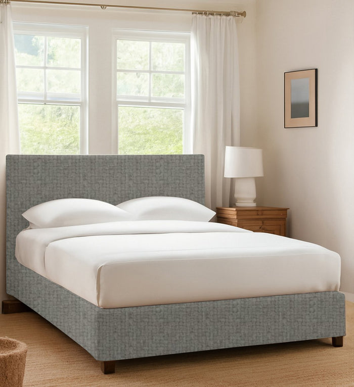 Carlisle, Letto Piazza e Mezza Sfoderabile Made in Italy, Grigio Cenere