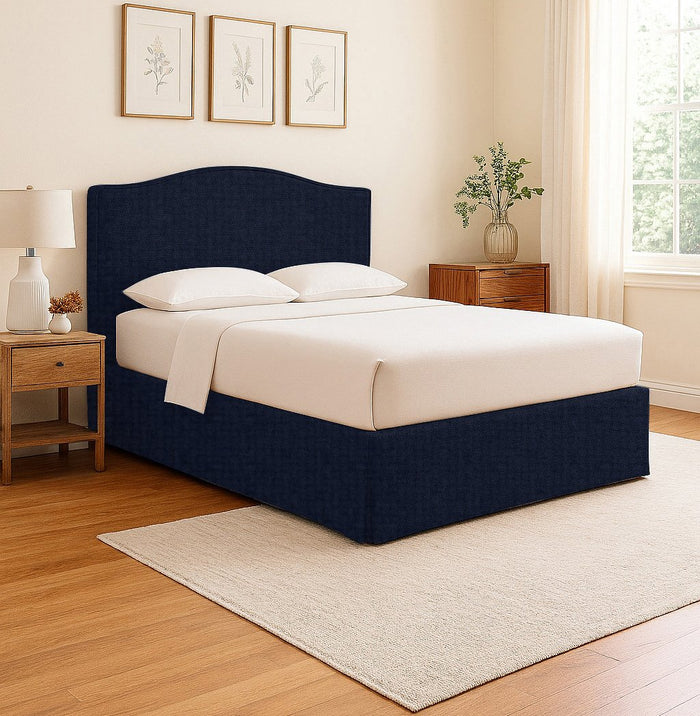 Blyth, Letto Piazza e Mezza Sfoderabile Made in Italy, Viola Scuro