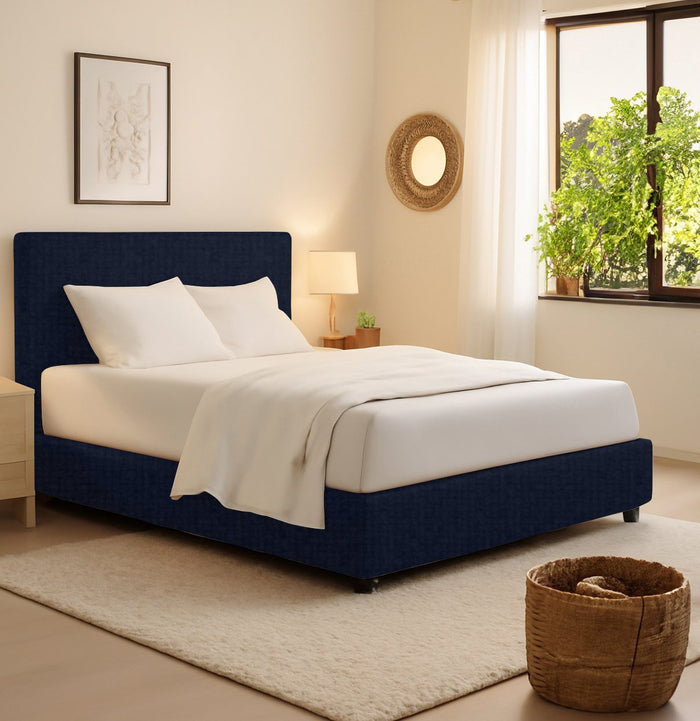 Gosport, Letto Piazza e Mezza Sfoderabile Made in Italy, Viola Scuro