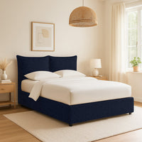 Chatteris, Letto Singolo Sfoderabile Made in Italy, Viola Scuro