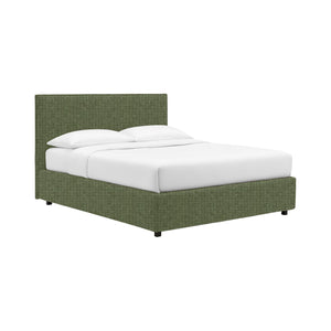 Basildon, Letto Matrimoniale Sfoderabile Made in Italy, Verde