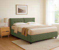 York, Letto Piazza e Mezza Sfoderabile Made in Italy, Verde