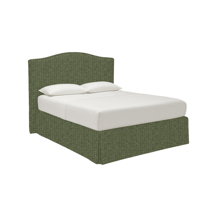 Eccles, Letto Singolo Sfoderabile Made in Italy, Verde