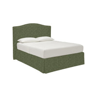 Bebington, Letto Matrimoniale Sfoderabile Made in Italy, Verde