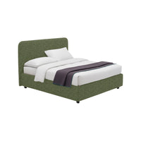 Reading, Letto Singolo Sfoderabile Made in Italy, Verde
