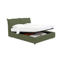 Wetherby, Letto Matrimoniale Sfoderabile Made in Italy, Verde