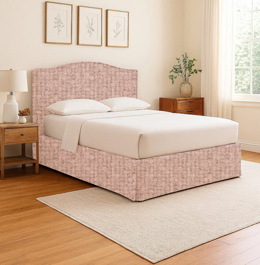 Runcorn, Letto Piazza e Mezza Sfoderabile Made in Italy, Rosa
