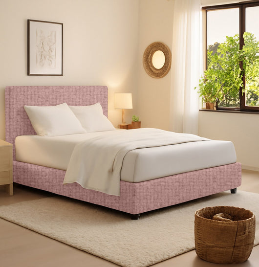 Bracknell, Letto Singolo Sfoderabile Made in Italy, Rosa