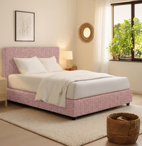 Gosport, Letto Piazza e Mezza Sfoderabile Made in Italy, Rosa