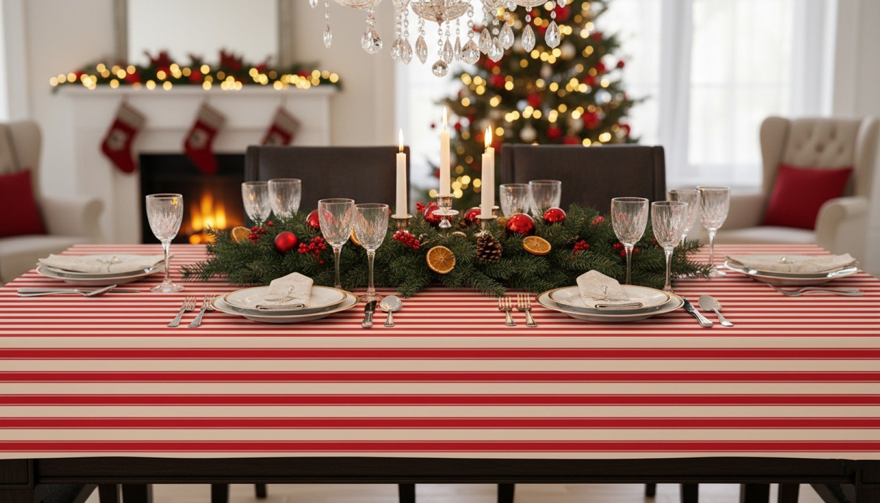 Equilibrista, Tovaglia Lavabile, Beige