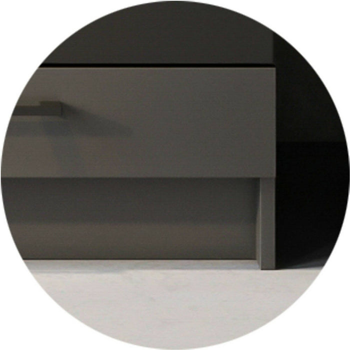 Cucina completa Cormons, Set compatto e funzionale con ante e cassetto, Antracite