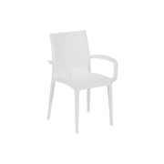 Buono, Sedia da Esterno una Sedia Made in Italy, Bianco