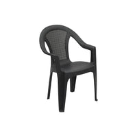 Serchio, Sedia da Esterno una Sedia Made in Italy, Grigio Antracite