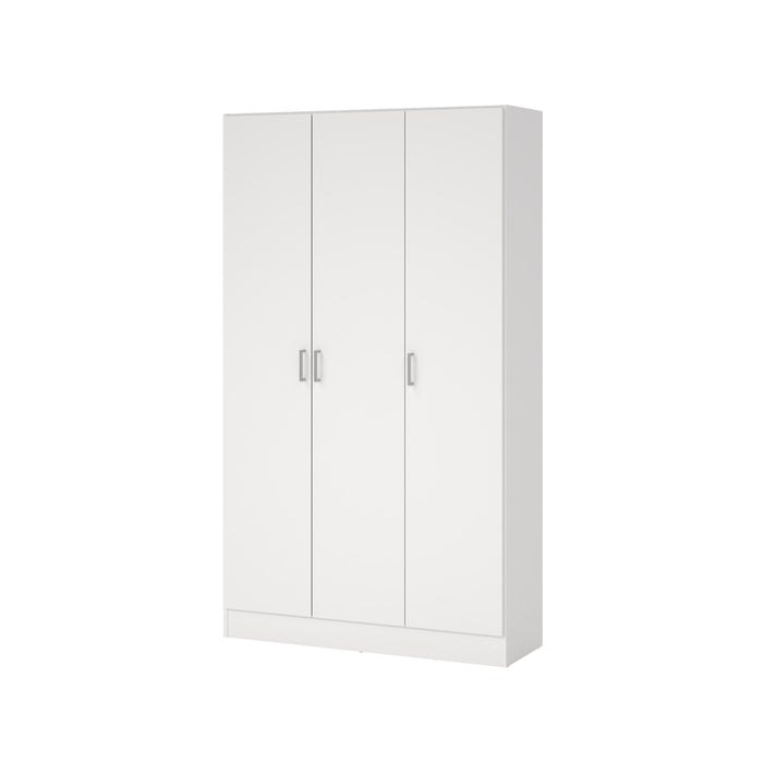 Vado, Armadio Multiuso Grande 4 Ripiani, 34.6x180h cm Bianco