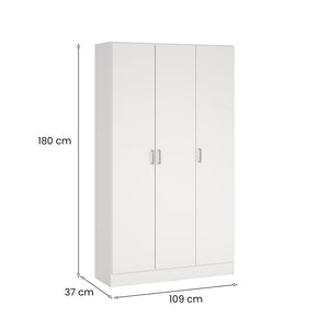 Vado, Armadio Multiuso Grande 4 Ripiani, 103.8x180h cm Bianco