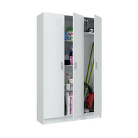 Vado, Armadio Multiuso Grande 4 Ripiani, 103.8x180h cm Bianco