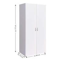 Guardaroba 2 ante Istrana, Bianco