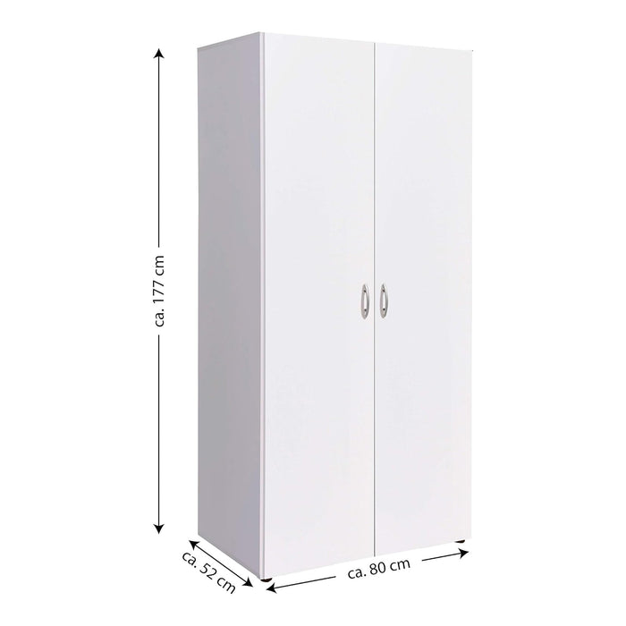 Guardaroba 2 ante Istrana, Bianco