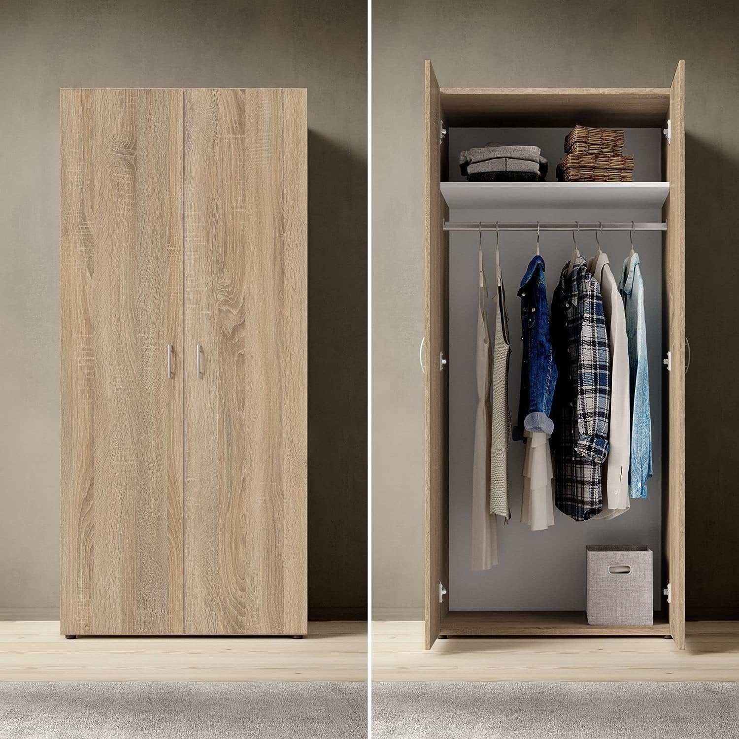 Guardaroba 2 ante Istrana, Rovere