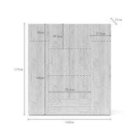 Guardaroba grande Vigonza, Rovere