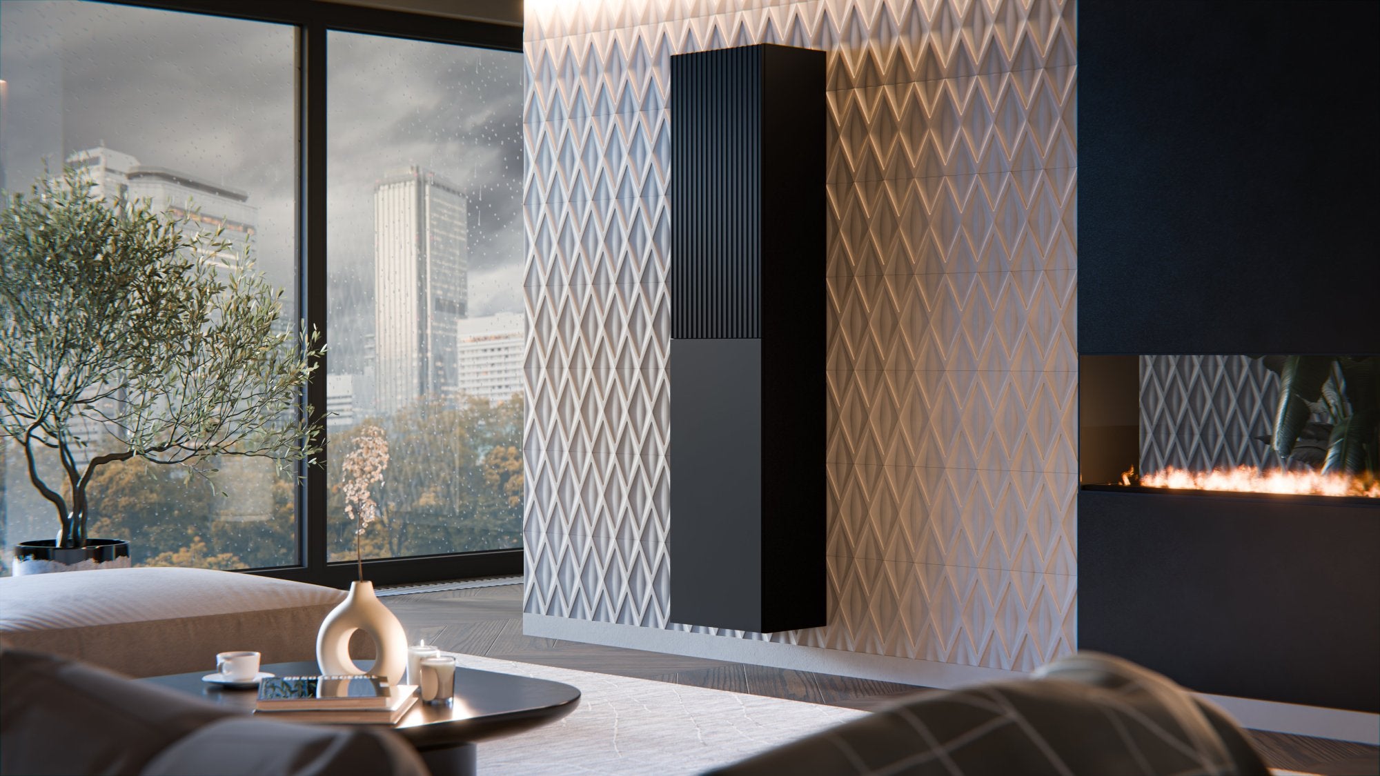 Vetrina Longano, Antracite