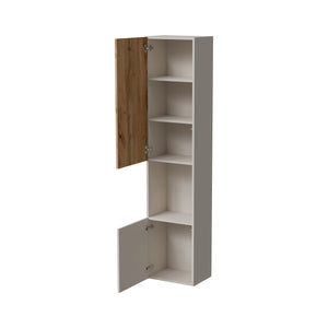 Vetrina Botte, Beige e Rovere