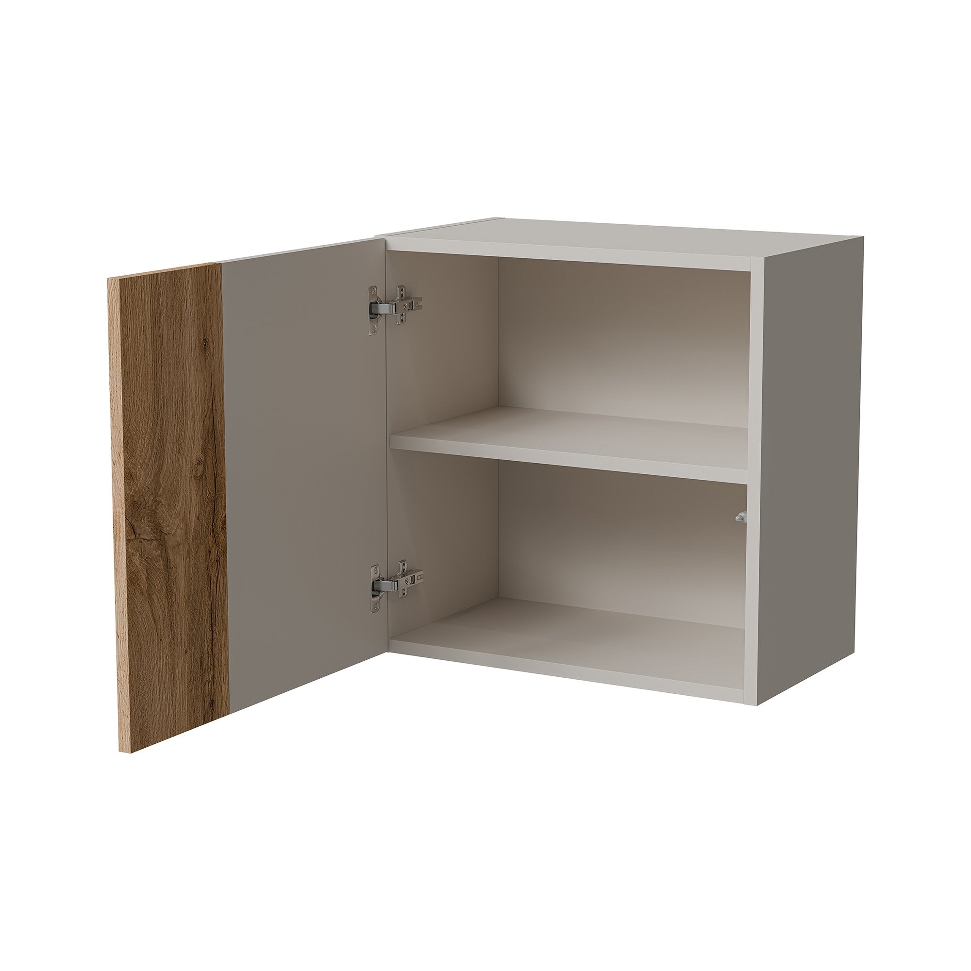 Mobile pensile Fonteno, Beige e Rovere