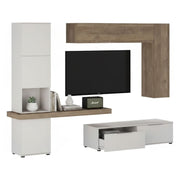 Mobile Soggiorno Riccia, Parete Attrezzata Modulabile, Beige