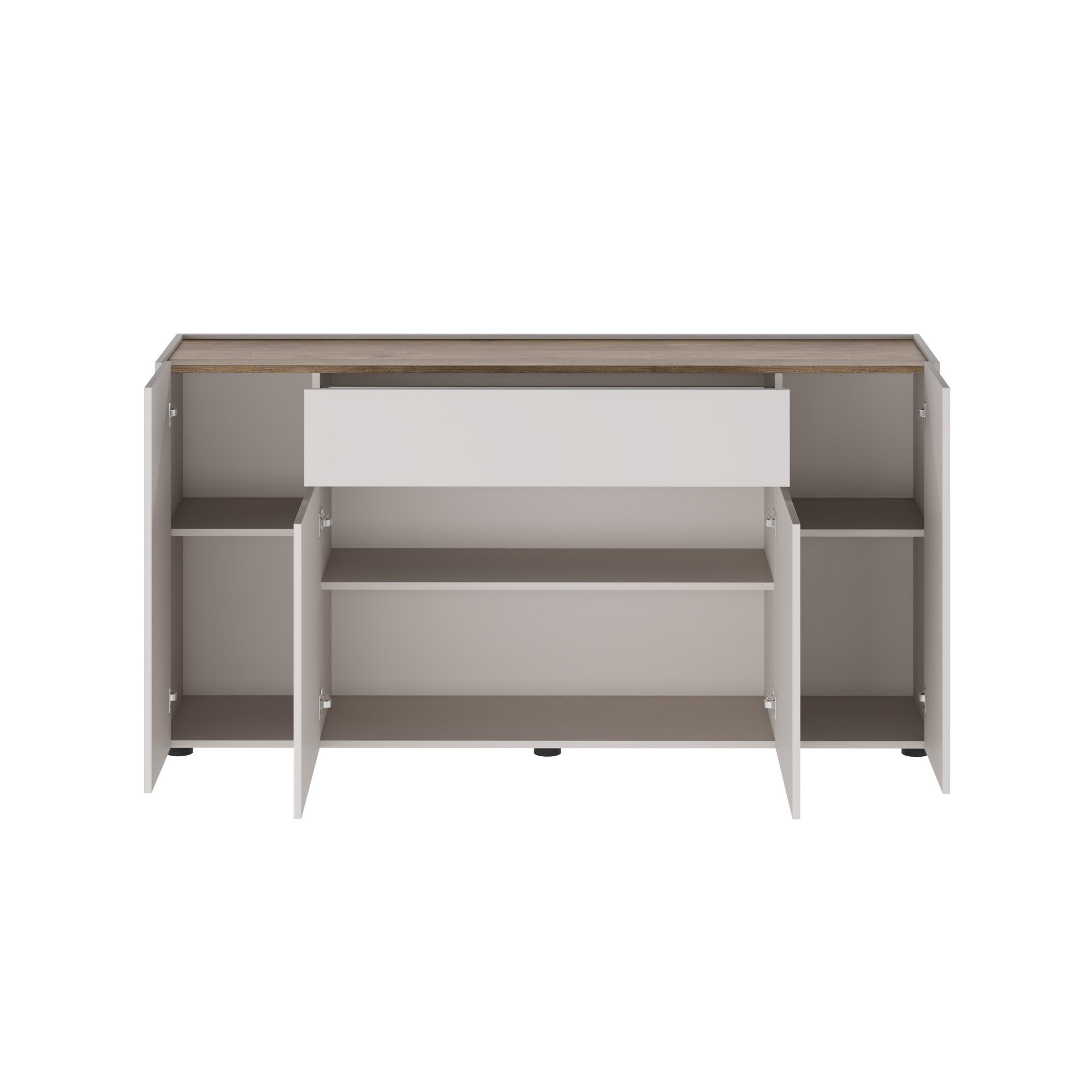 Madia Cirimido, Credenza un Cassetto, 170x40x85h cm Beige