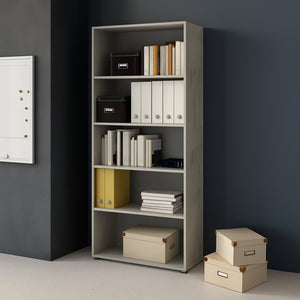 Biblioteca Brugnera, Libreria 4 Ripiani, 79x34x188h cm Bianco
