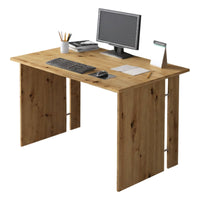 Ullano, Scrivania Modulabile, 119x78.2x75h cm Marrone Rovere