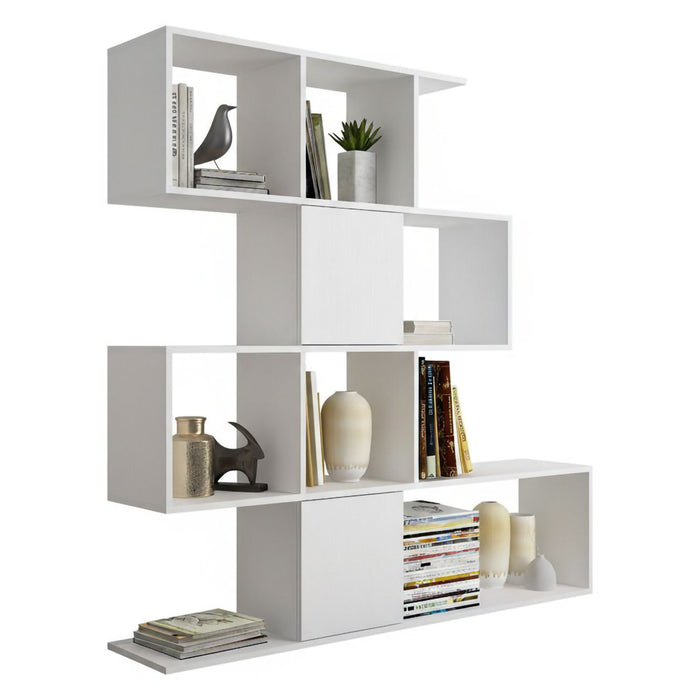 Biblioteca Budrio, Libreria 9 Ripiani, 93x28x142h cm Bianco
