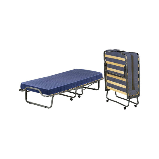 Brandina Isolina, Letto Pieghevole Materasso Incluso Made in Italy, Nero Jeans