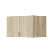 Carre, Armadio Multiuso 2 Ante un Ripiano, 51x49h cm Marrone Rovere