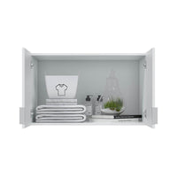 Carre, Armadio Multiuso 2 Ante un Ripiano, 51x49h cm Bianco