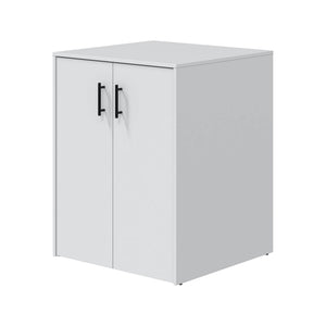 Montoro, Armadio Multiuso 2 Ante Apertura Battente, 67x88h cm Bianco