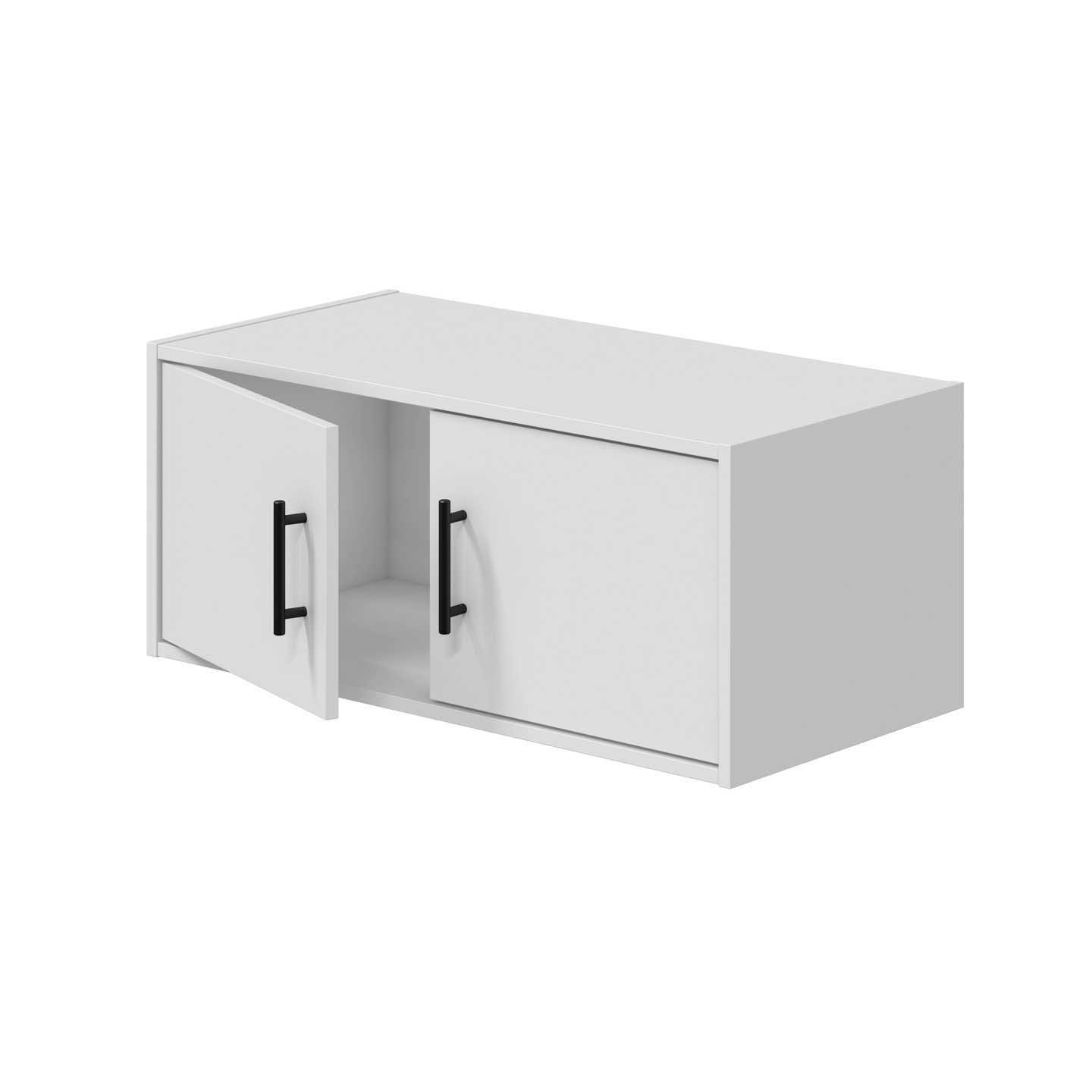 Vergemoli, Armadio Multiuso 2 Ante un Ripiano, 40x34h cm Bianco