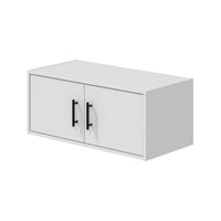 Vergemoli, Armadio Multiuso 2 Ante un Ripiano, 40x34h cm Bianco