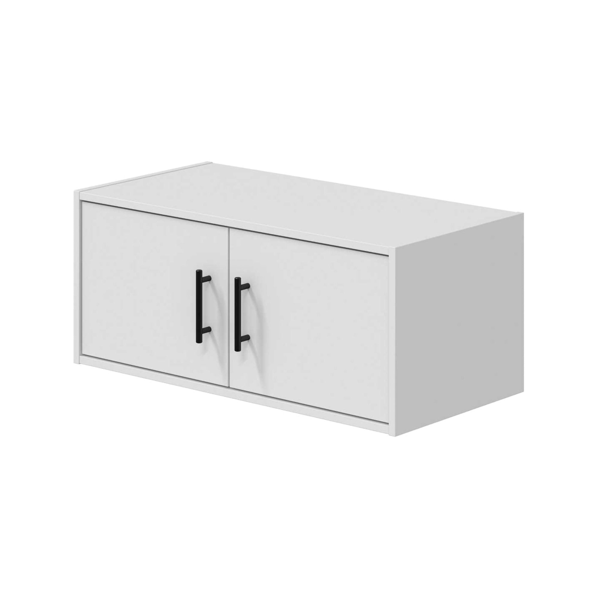 Vergemoli, Armadio Multiuso 2 Ante un Ripiano, 40x34h cm Bianco