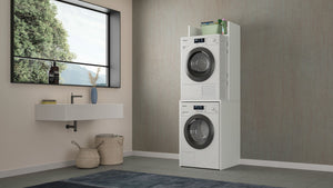 Tricyrtis, Armadio Multiuso Grande 3 Ripiani Made in Italy, 58.00x195.00h cm Bianco