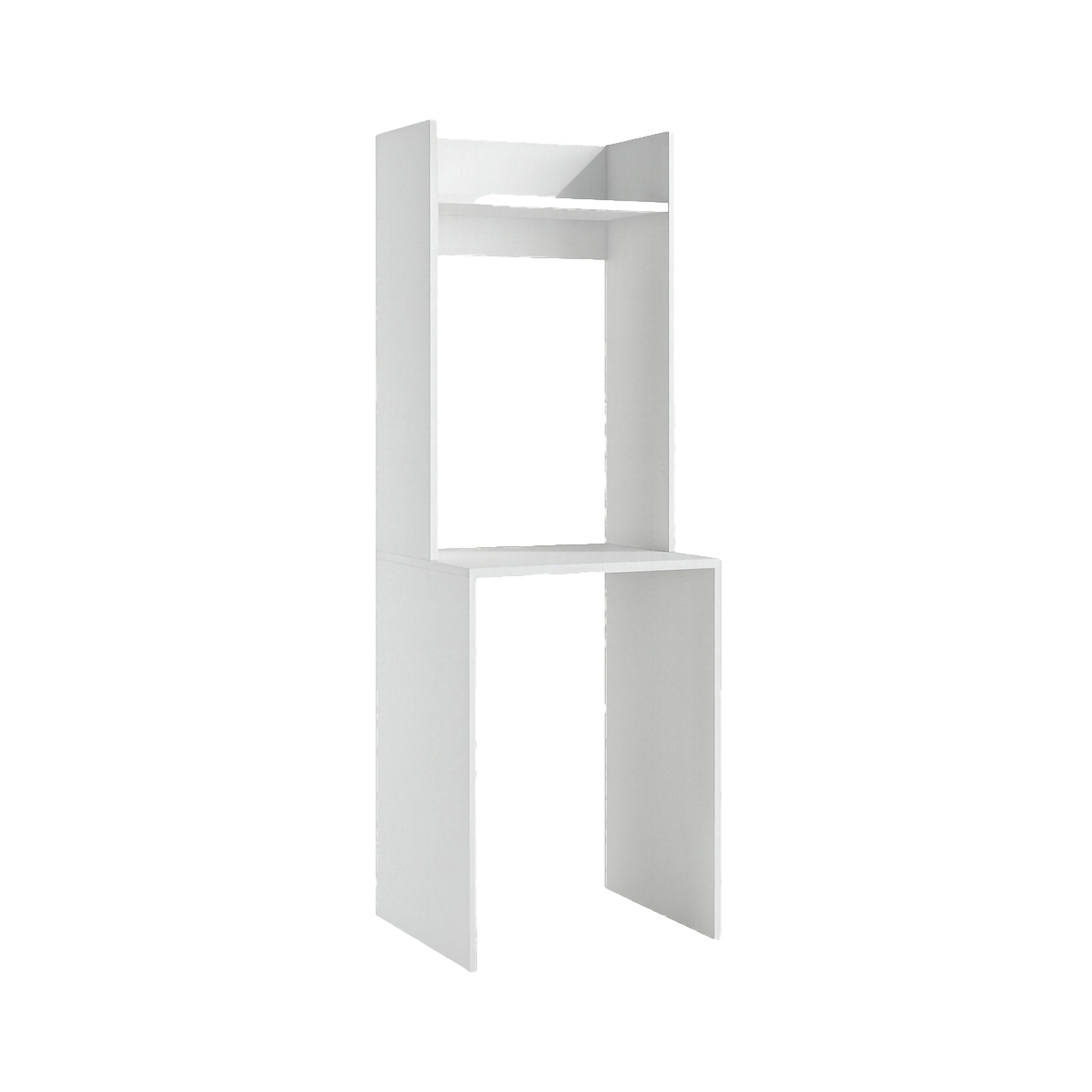 Tricyrtis, Armadio Multiuso Grande 3 Ripiani Made in Italy, 58.00x195.00h cm Bianco