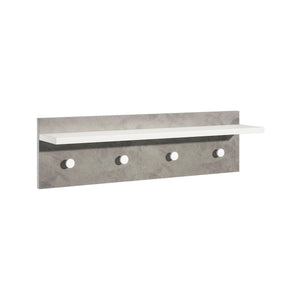 Eryngium, Appendiabiti 4 Ganci Made in Italy, Bianco Cemento